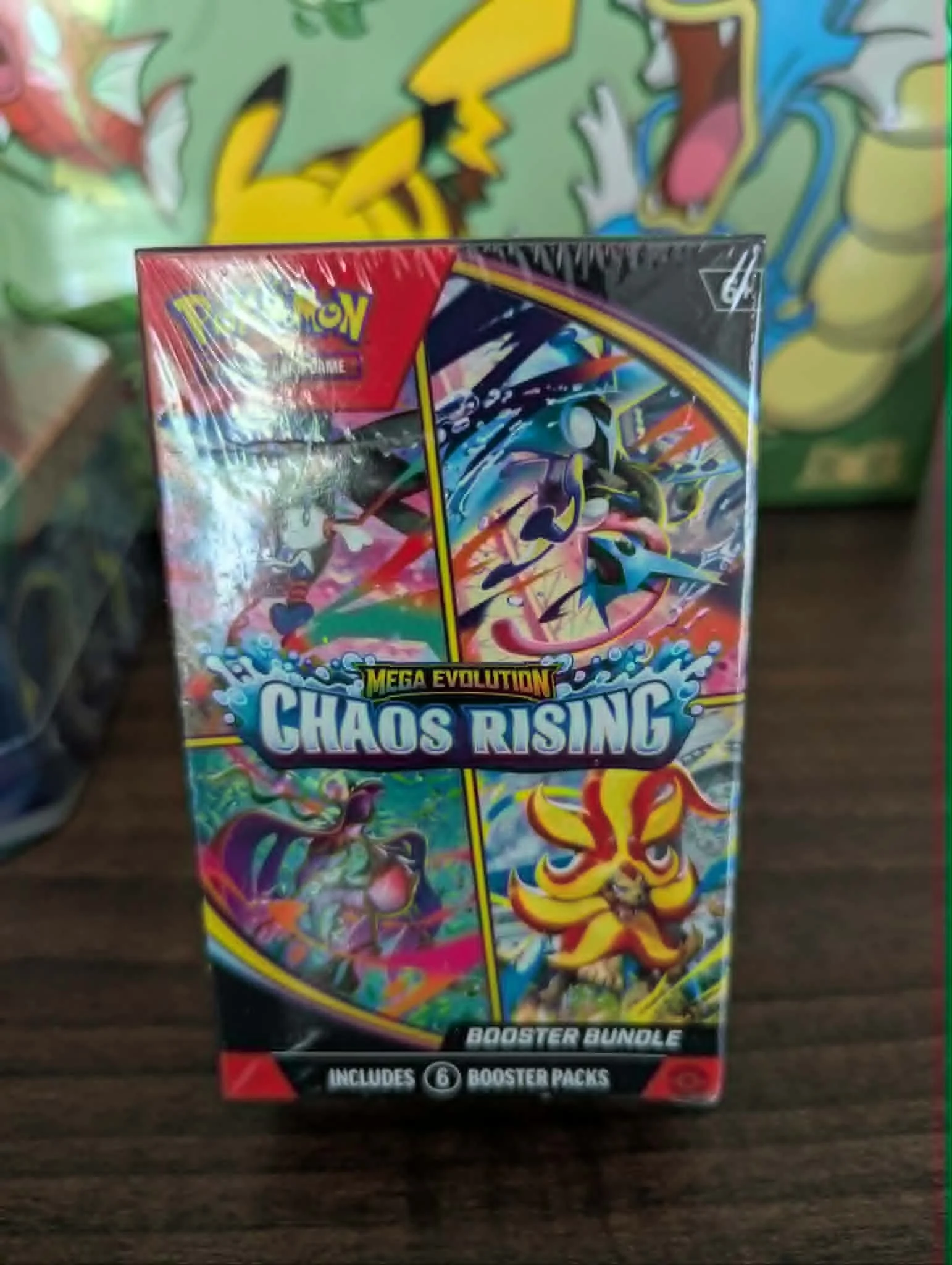 Pokémon TCG Chaos Rising Booster Bundle six packs