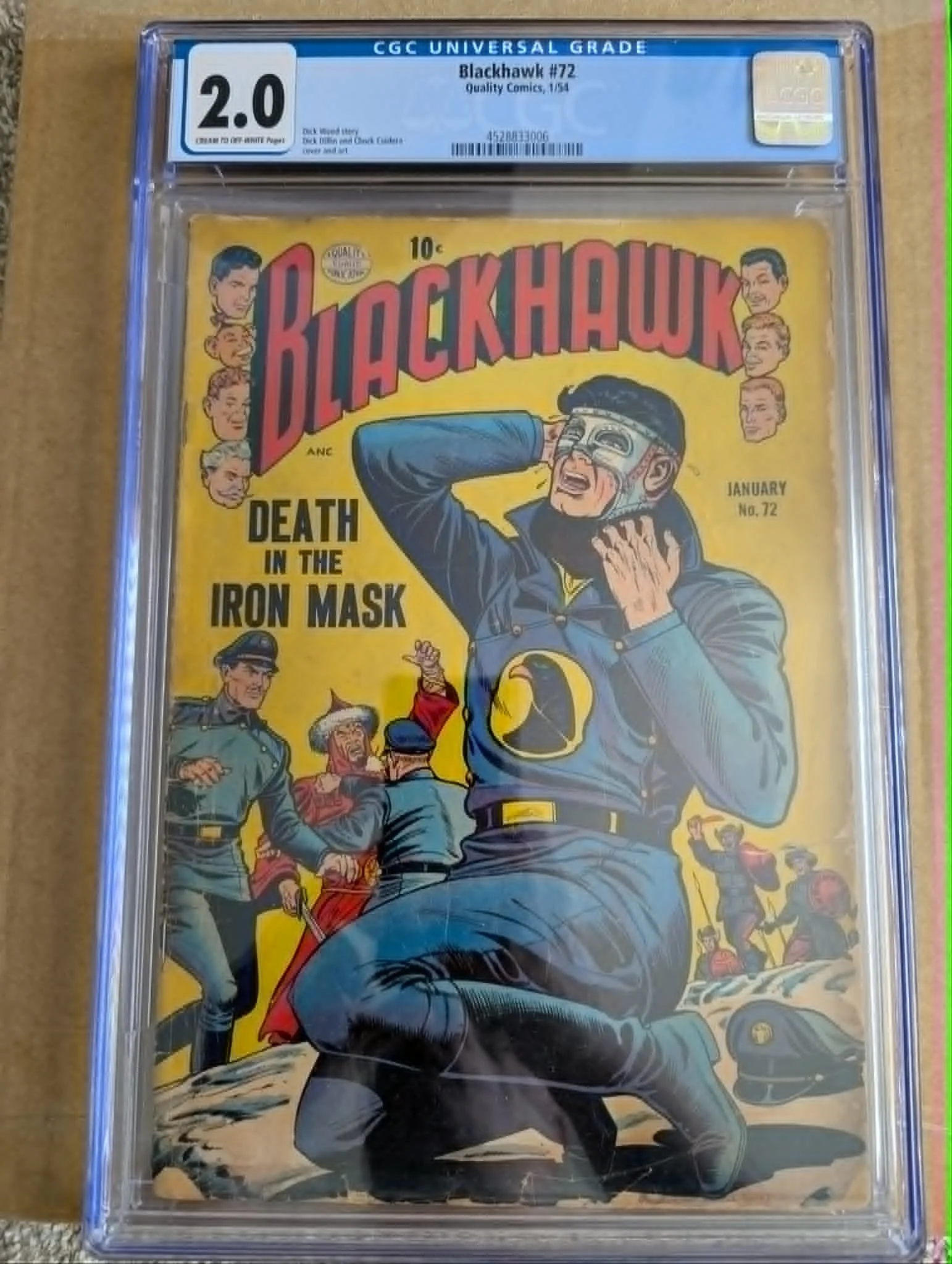 Blackhawk #72 Pre-code vintage 1954 comic