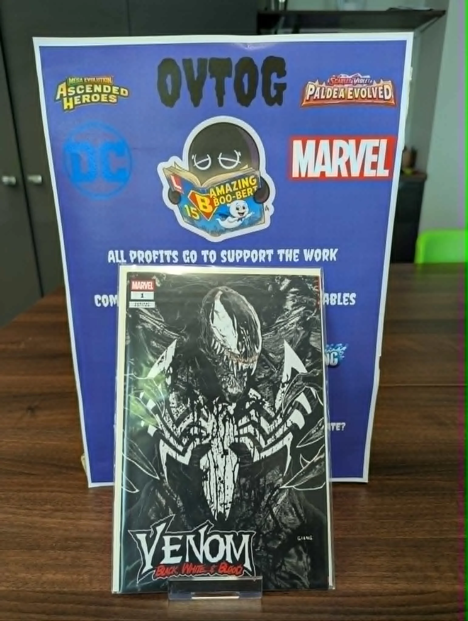 Venom Black White and Blood Giang Negative bleed variant