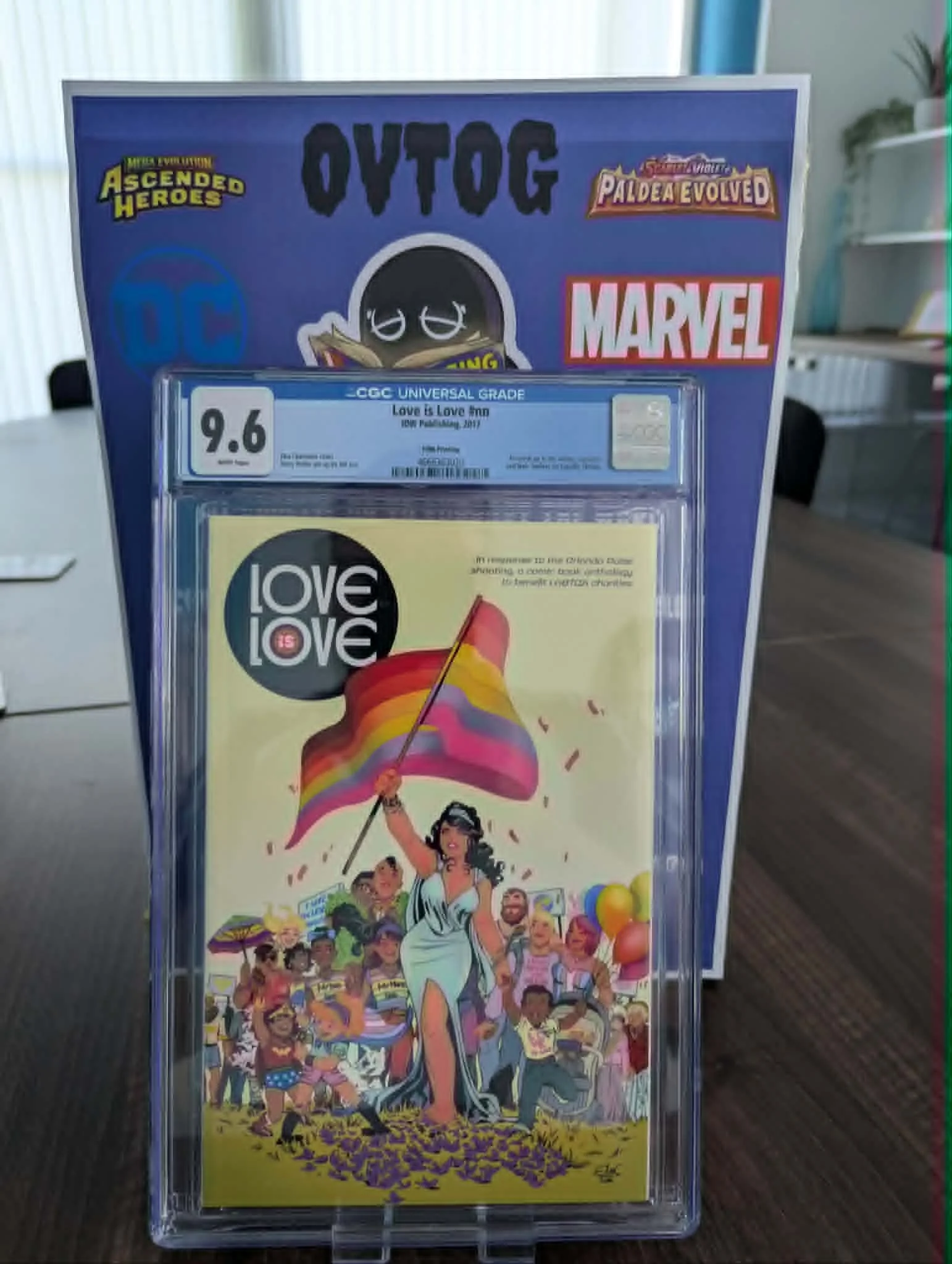 Love is Love Elsa Charretier Cover First app Harry Potter in a comic (Jim Lee Poster)