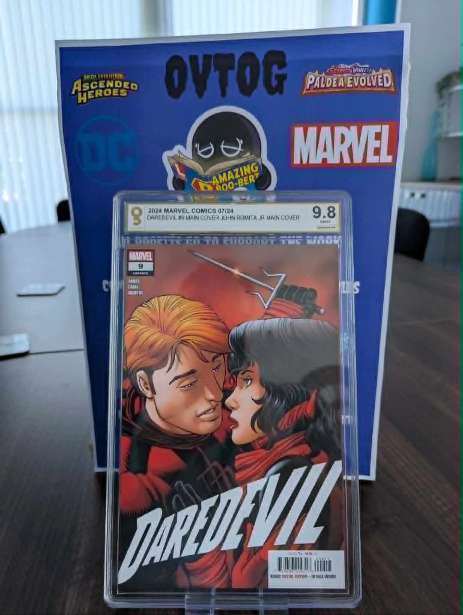 Marvel Comics Daredevil #9 John Romita Jr cover Only Graded 9.8