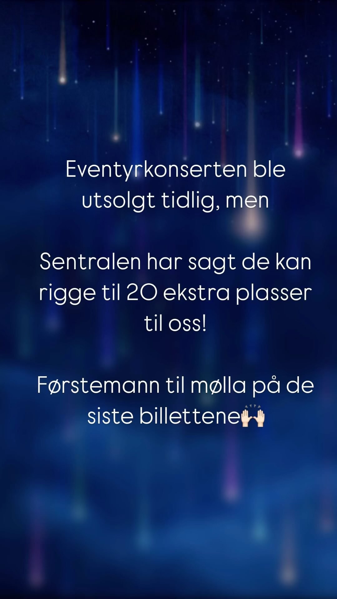 20 ekstrabilletter til Eventyrkonserten med @sangkoret_gropus 💫