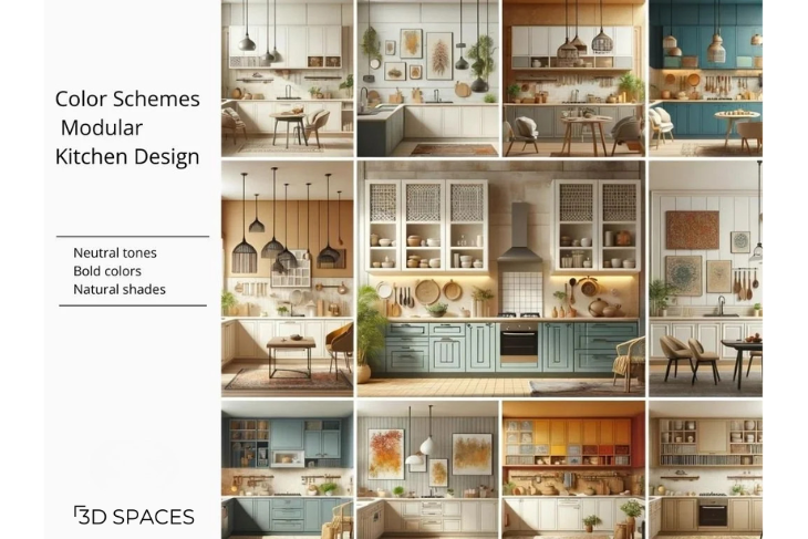 Color Schemes Modular Kitchen Design