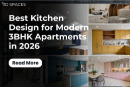 Best Kitchen Design for Modern 3BHK Apartments in 2026