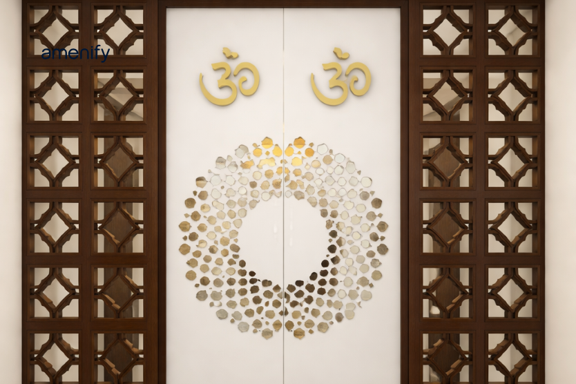 CNC Designs for Pooja Room Doors