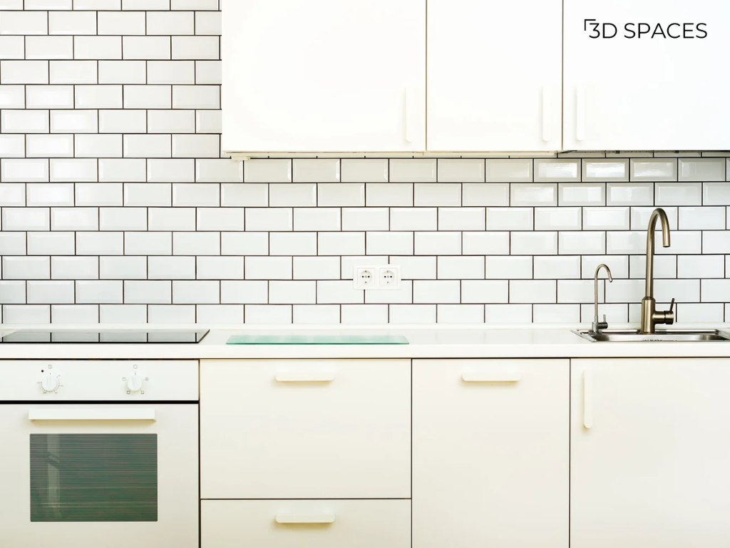 White Subway Kitchen Tile
