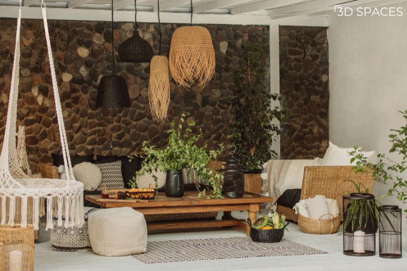 sustainable interior design using eco friendly materials and furniture
