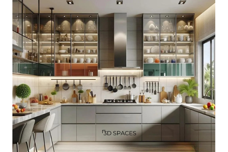Sleek and Stylish Modular Kitchen Design