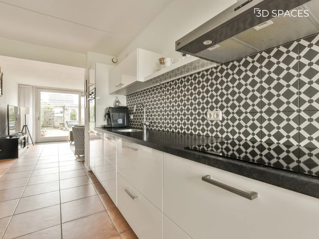 Bold Graphic Patterns Kitchen Tiles