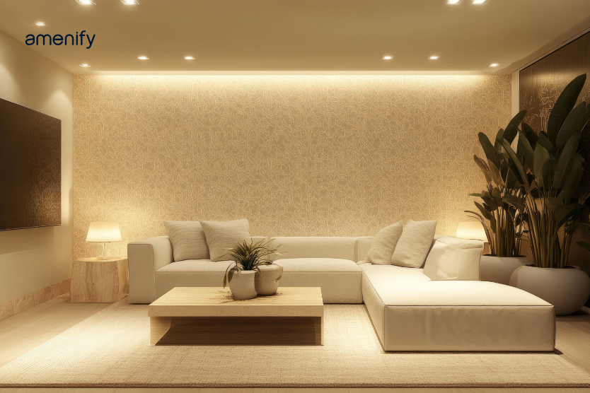 living room lighting design