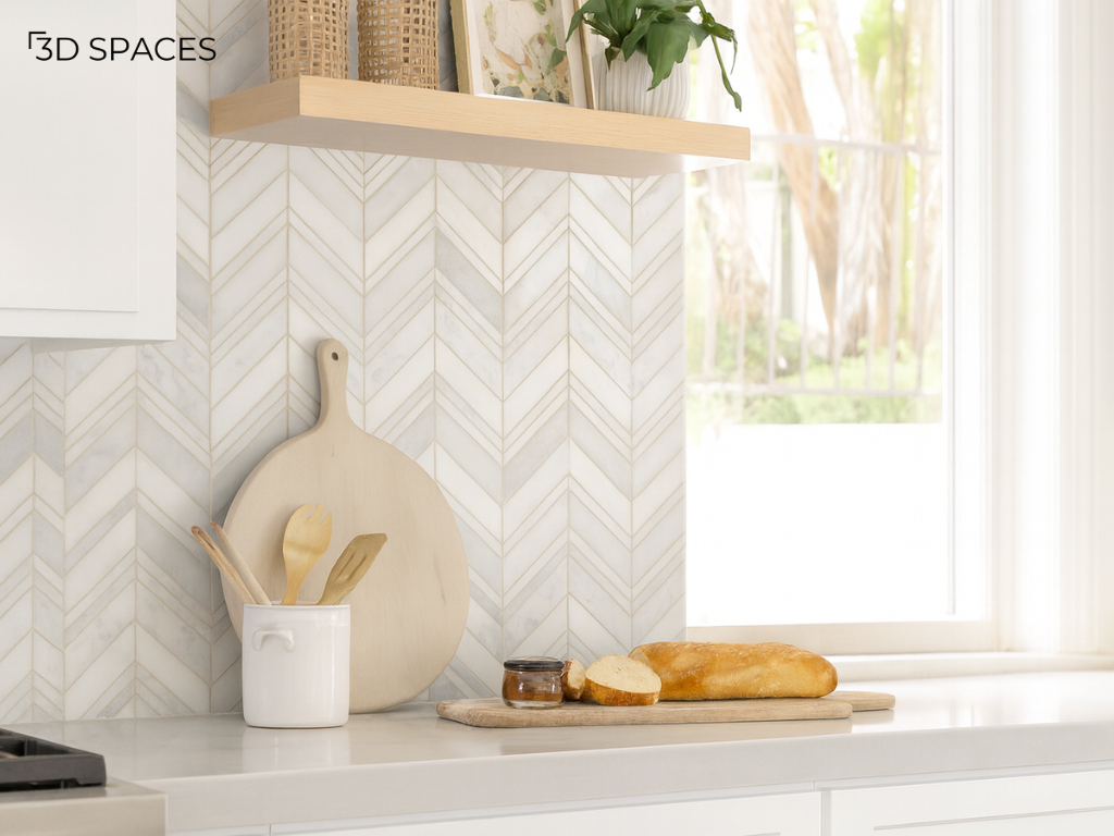 Chevron Kitchen Layouts