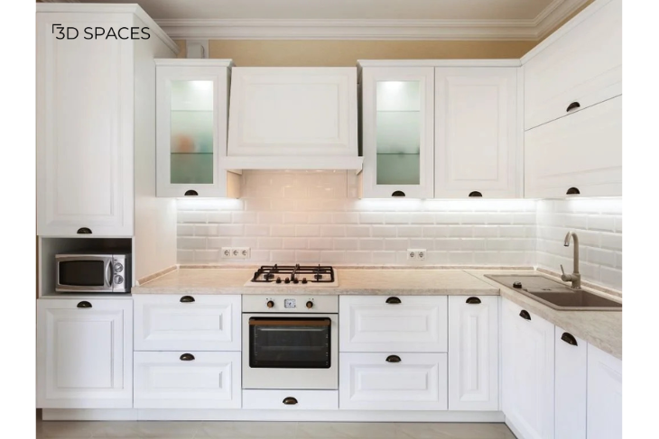 Innovative Lighting Modular Kitchen Design