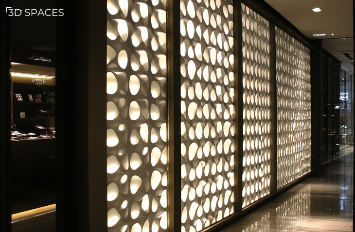 CNC Backlit Panels Create a Stunning Statement Wall