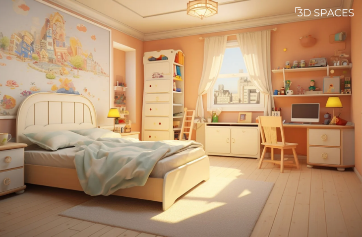 Kids’ Room Vastu for a West-Facing House
