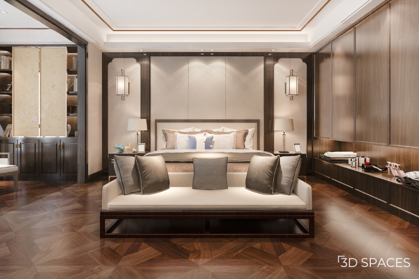 quiet luxury interior design with subtle premium materials and finishes