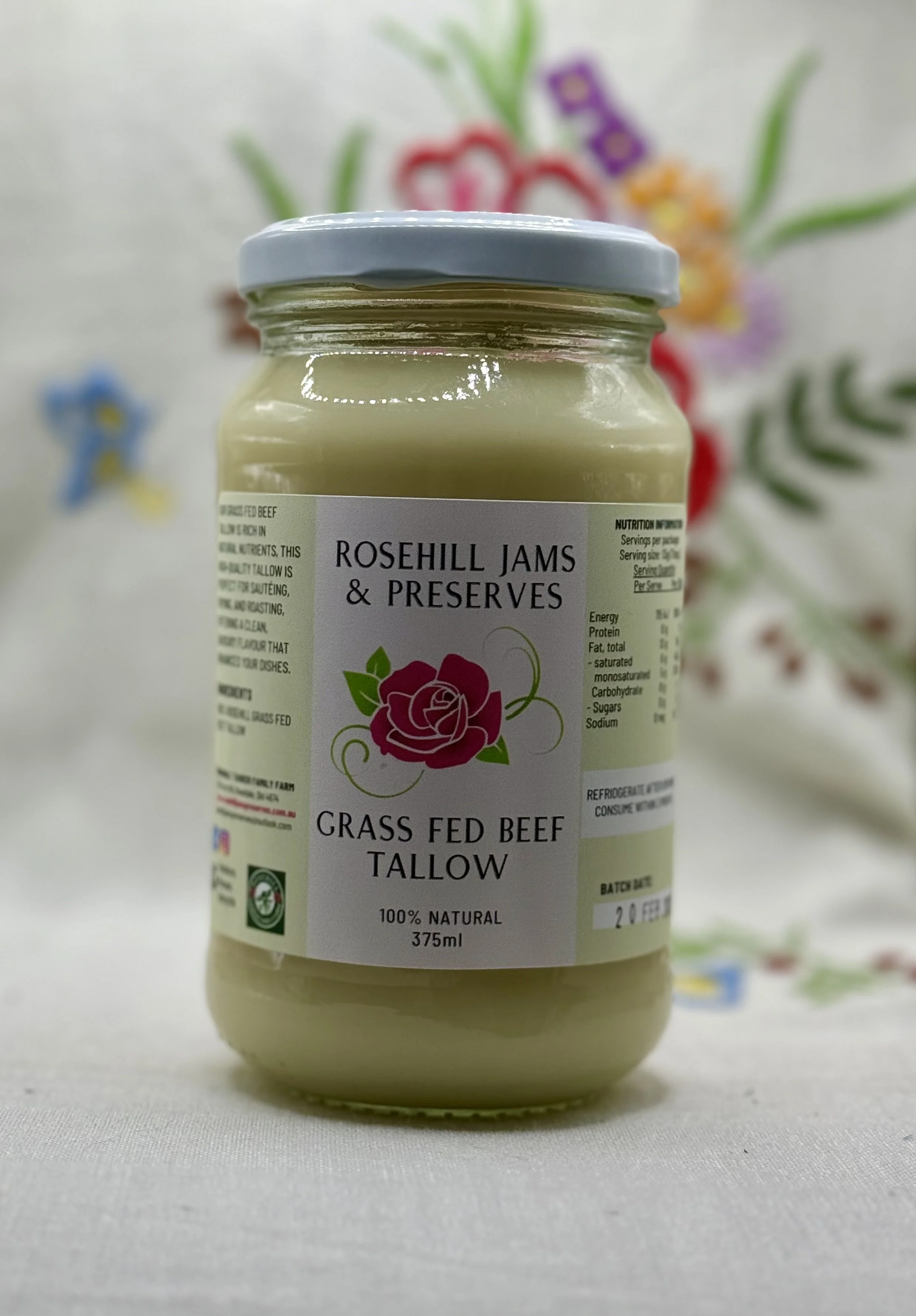 Grass Fed Beef Tallow - 375ml