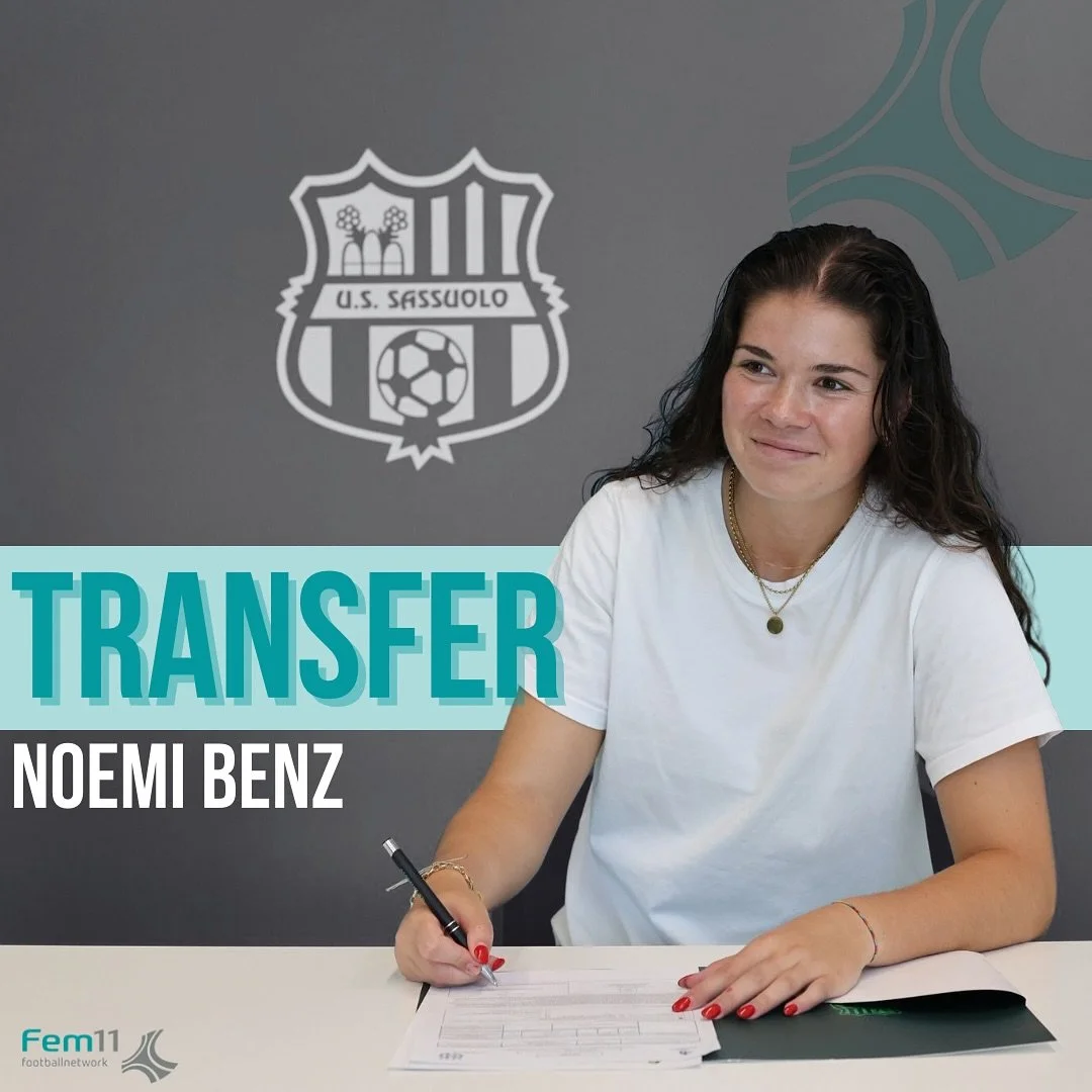 Noemi Benz moves to Serie A

The Swiss goalkeeper moves from FC Zurich to Sassuolo Calcio and signs a 3-year contract.

Good luck, No&eacute;mi

#donedeal #transfer #noemibenz #agency #fem11