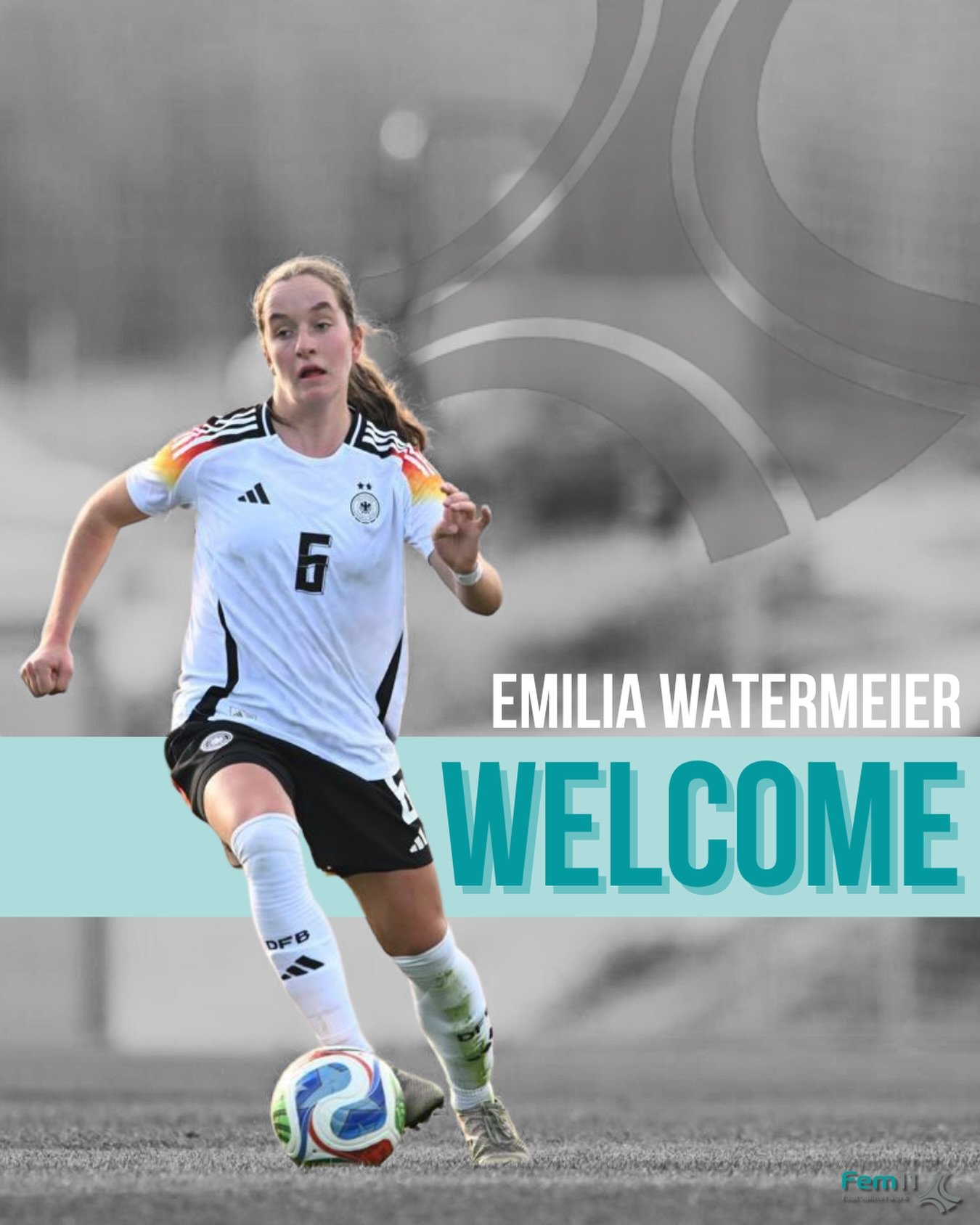 Welcome, Emi!👋🏼

The talented Emilia Watermeier currently plays for @sgs_essen and recently made her debut in @die_liga at just 15 years old. 
Emilia plays in the attacking midfield and has already represented @dfb_nachwuchs 

We&rsquo;re excited t