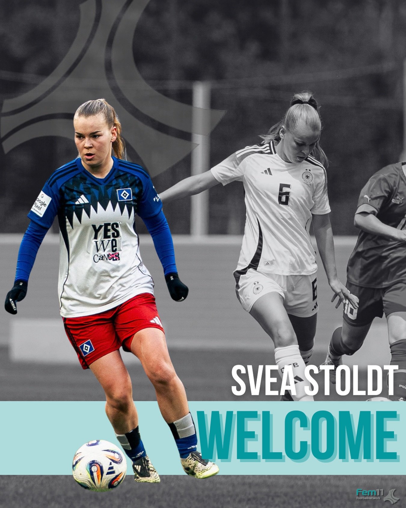 Welcome, Svea Stoldt! 👋🏼

Svea is a key player in the defensive midfield for @hsvfrauen. The 20-year-old has also progressed through several of @dfb_nachwuchs youth national teams.
We&rsquo;re thrilled to have you on board and can&rsquo;t wait for 