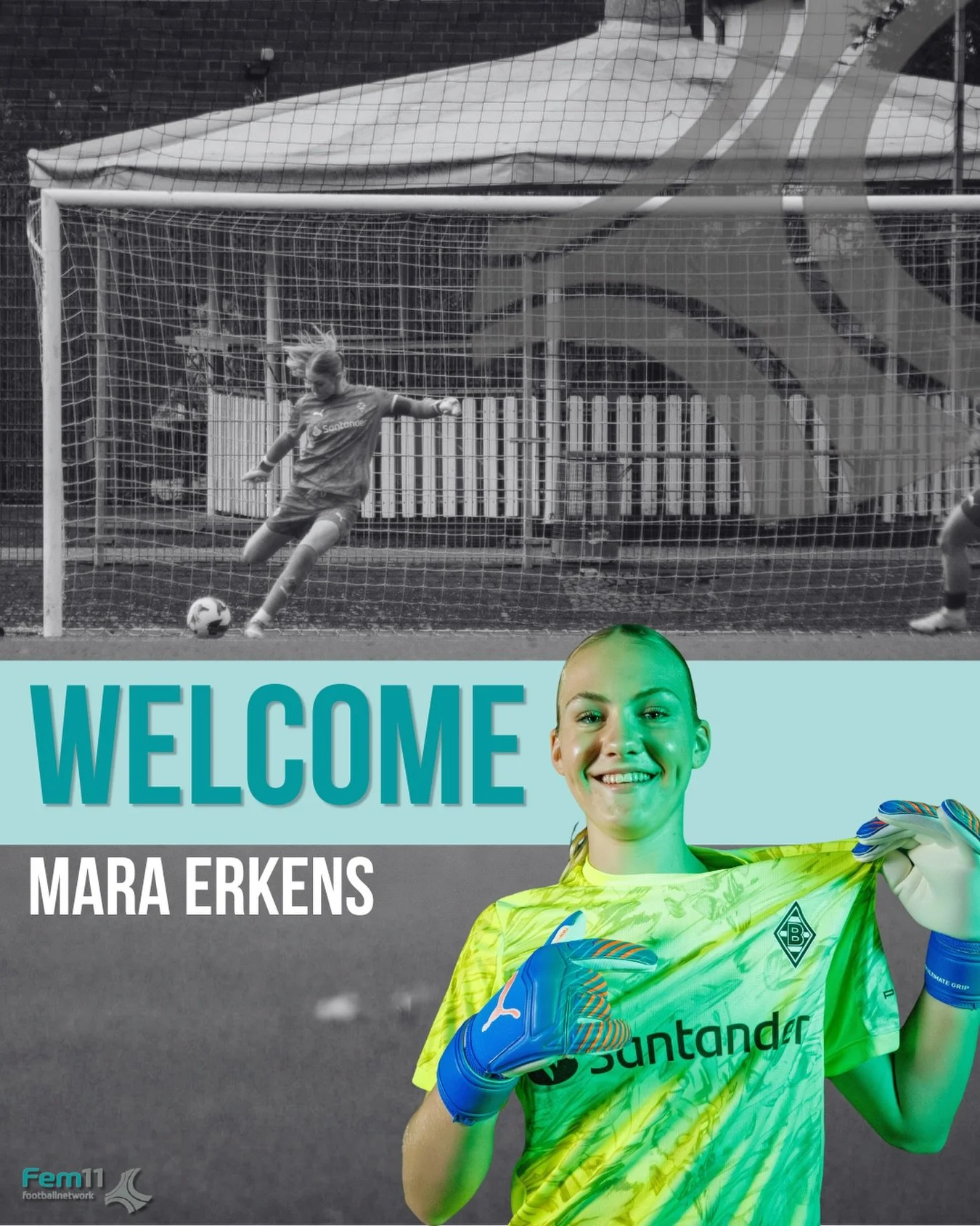 Welcome, Mara🙌

The goalkeeper is currently playing for the U17 of @borussia_frauen and has also supported the @dfb_nachwuchs&rsquo;s U16 in multiple games.

We&rsquo;re excited for the future with you, @erkens.mara!

#welcome #goalkeeper #agency #f