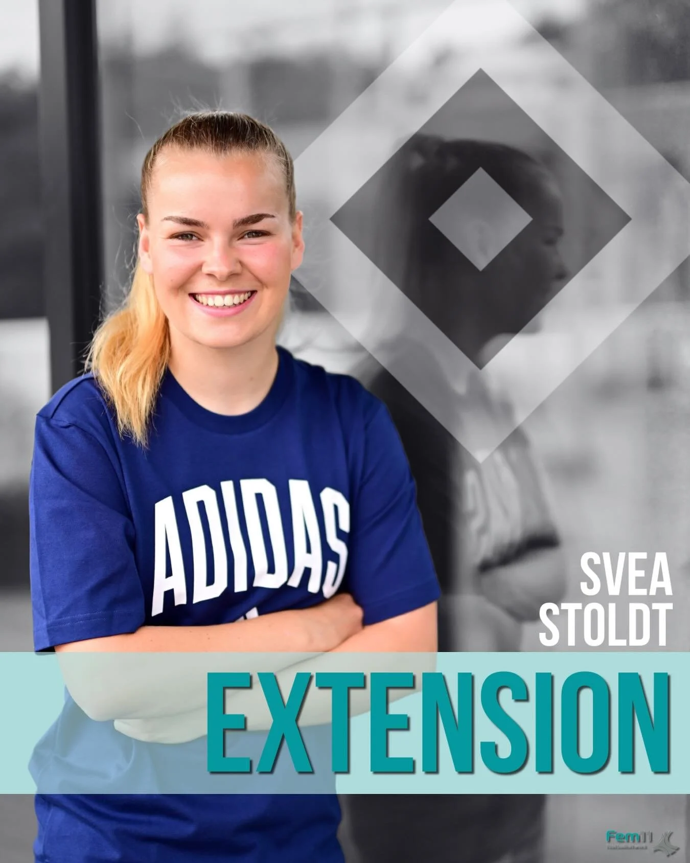 Stoldt stays with &bdquo;The Red Shorts&ldquo;

A true cornerstone of @hsvfrauen, Svea Stoldt has extended her contract and will remain with her youth club.
Svea didn&rsquo;t miss a single second(!) throughout the season and played a key role in secu