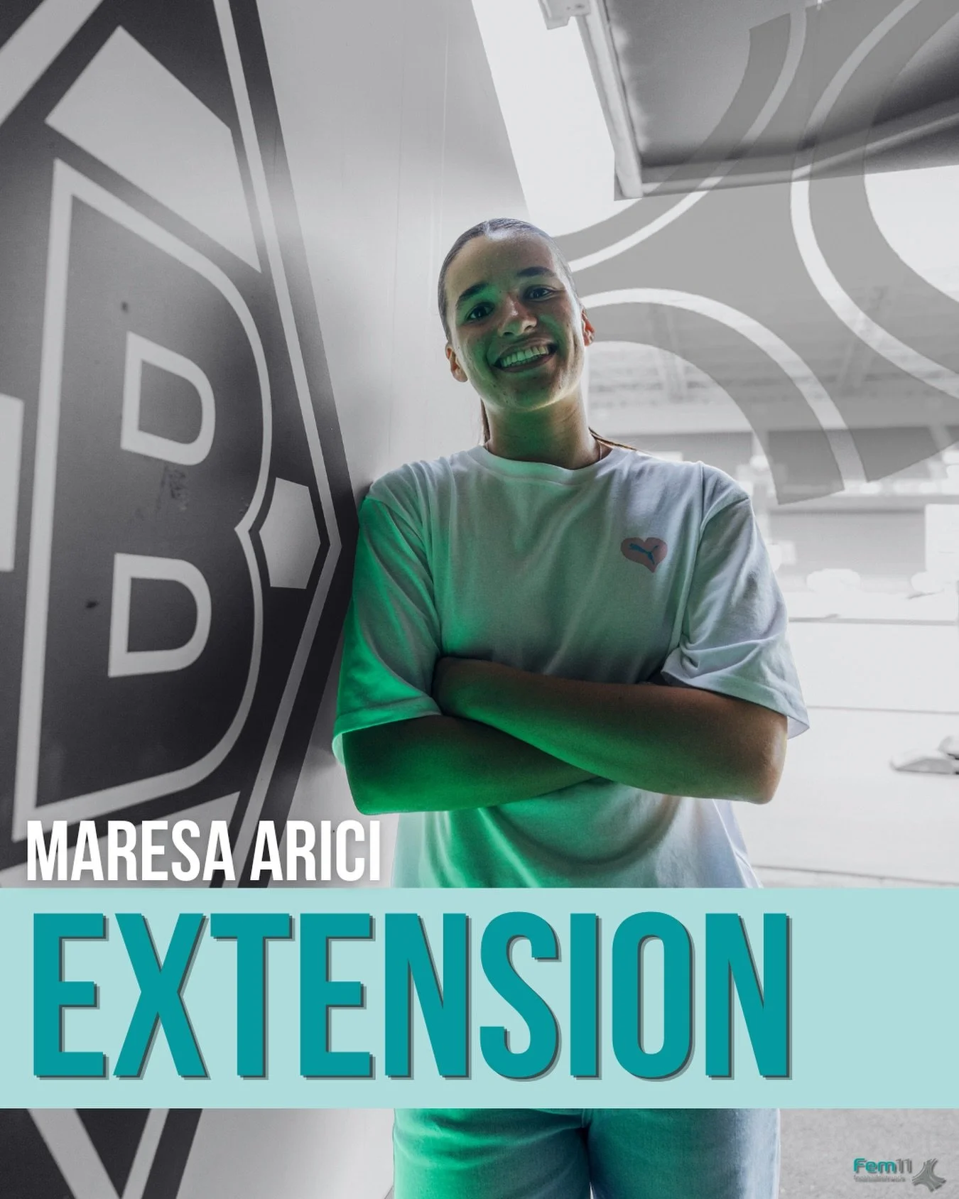 Arici Extends Contract with the Foals 🐎

The talented defender has decided to stay with @borussia_frauen, extending her contract with the club.
Having played almost every minute of last season, she is a key part of the team&rsquo;s continued develop