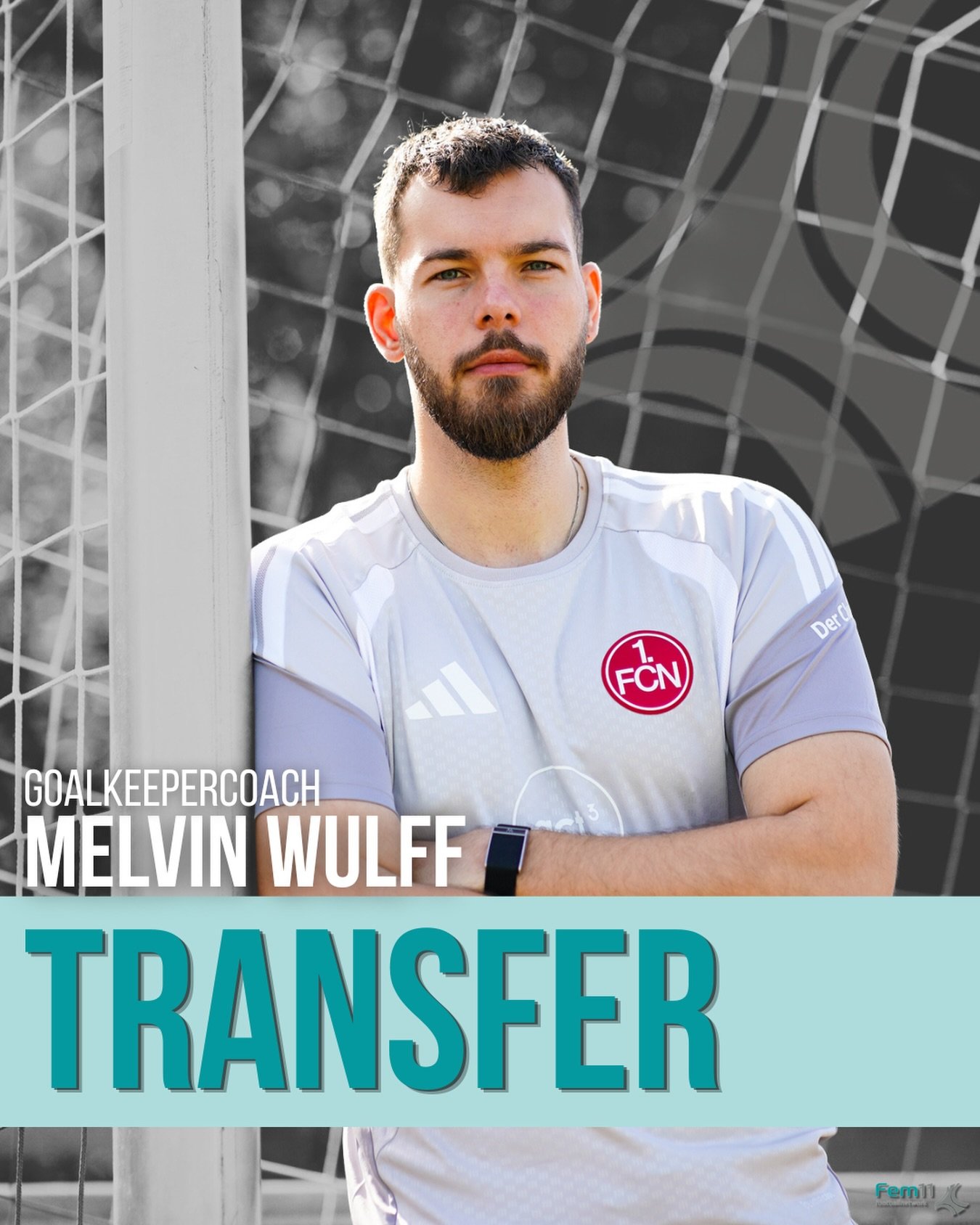 A new &bdquo;Clubberer&ldquo;: Melvin Wulff

Goalkeeping coach Melvin Wulff, aged 24, recently at @fccarlzeissjena_frauen, is joining @clubfrauen with immediate effect and has signed a longterm contract with the traditional club from Franconia.

Good