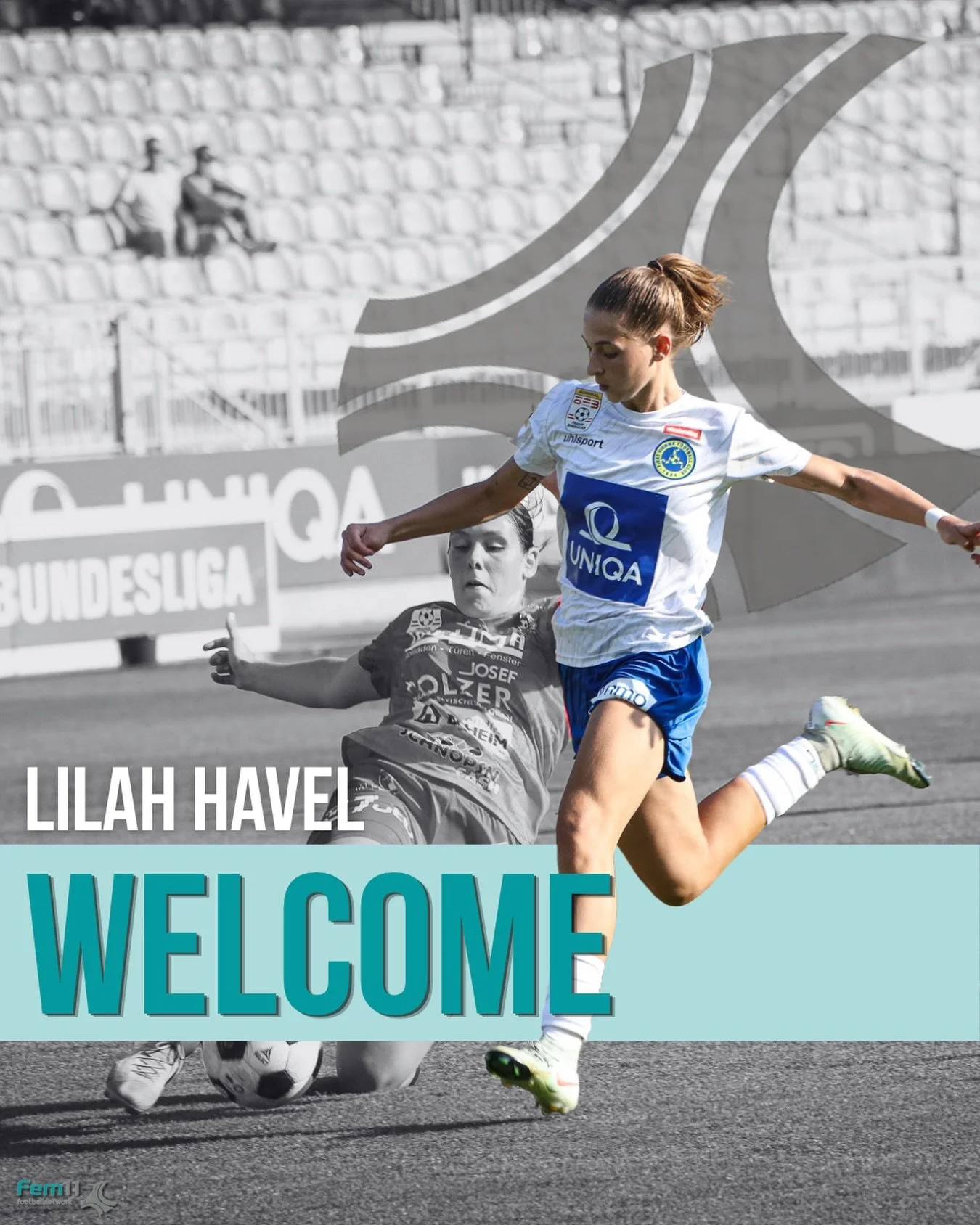 Welcome, Lilah!👋🏼

The talented 19-year old striker currently plays for @firstviennafc1894 and was recently selected for the &Ouml;FB&rsquo;s development squad.
Primarily playing as a winger and no.9, Lilah has already represented Austria at U19 le