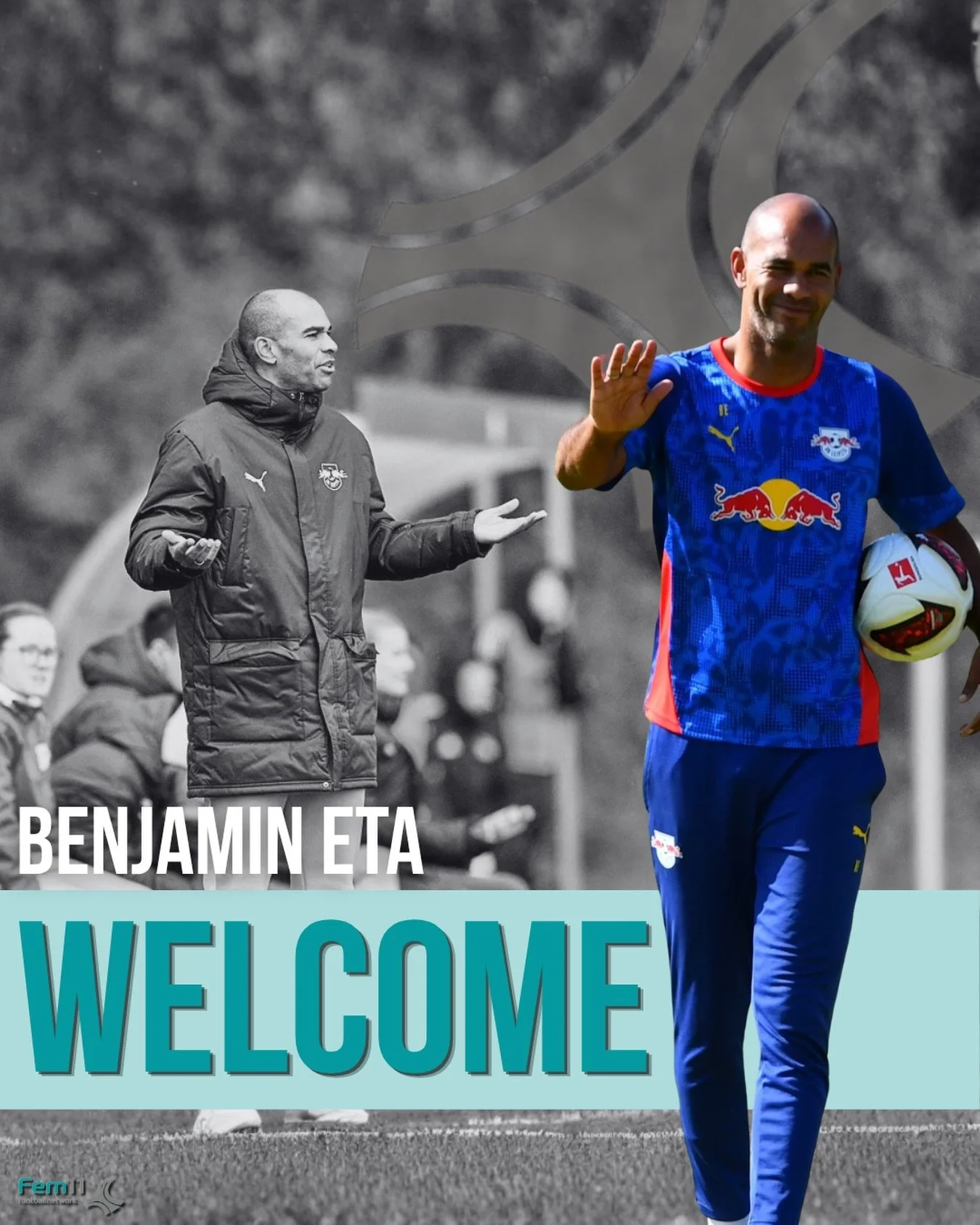 Welcome Benjamin👋

We are delighted to welcome Benjamin Eta, head coach of the second team of @rbleipzigfrauen to the Fem11.

Holding the DFB A-Lizenz, Benjamin brings extensive coaching experience from both men&rsquo;s and women&rsquo;s football. T