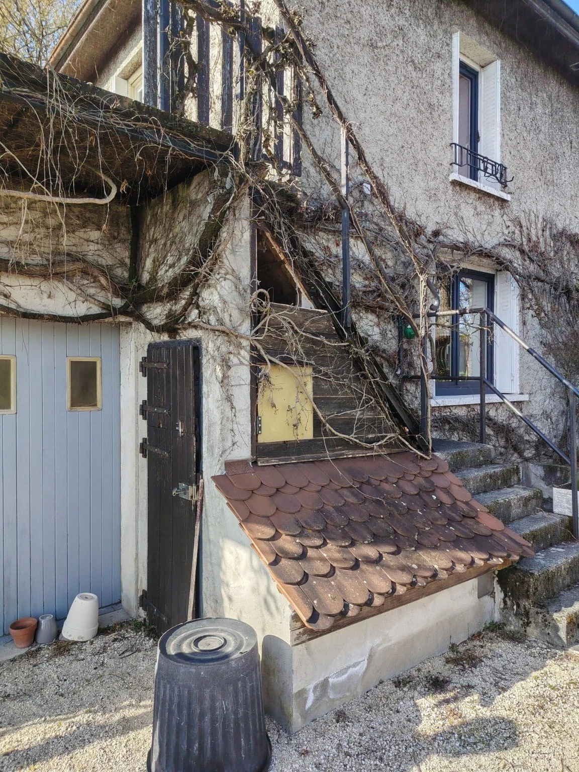 Avant les travaux d'aménagement extérieur