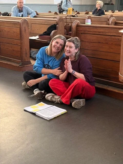 Rehearsal detail from La Traviata