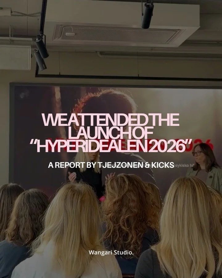 We attended the launch of Hyperidealen 2026, a report by @tjejzonen in collaboration with @kicks.se, highlighting how norms, ideals and social media algorithms have a major impact on young people&rsquo;s mental health.

Report creator Amanda Oxell sh