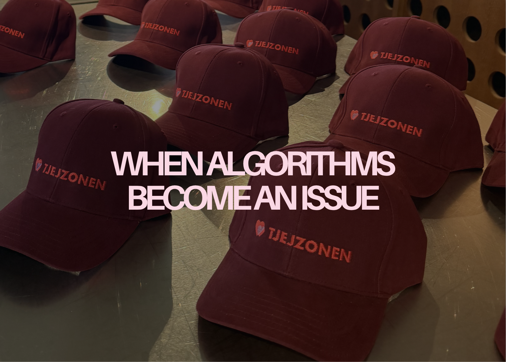 When algorithms become an issue
