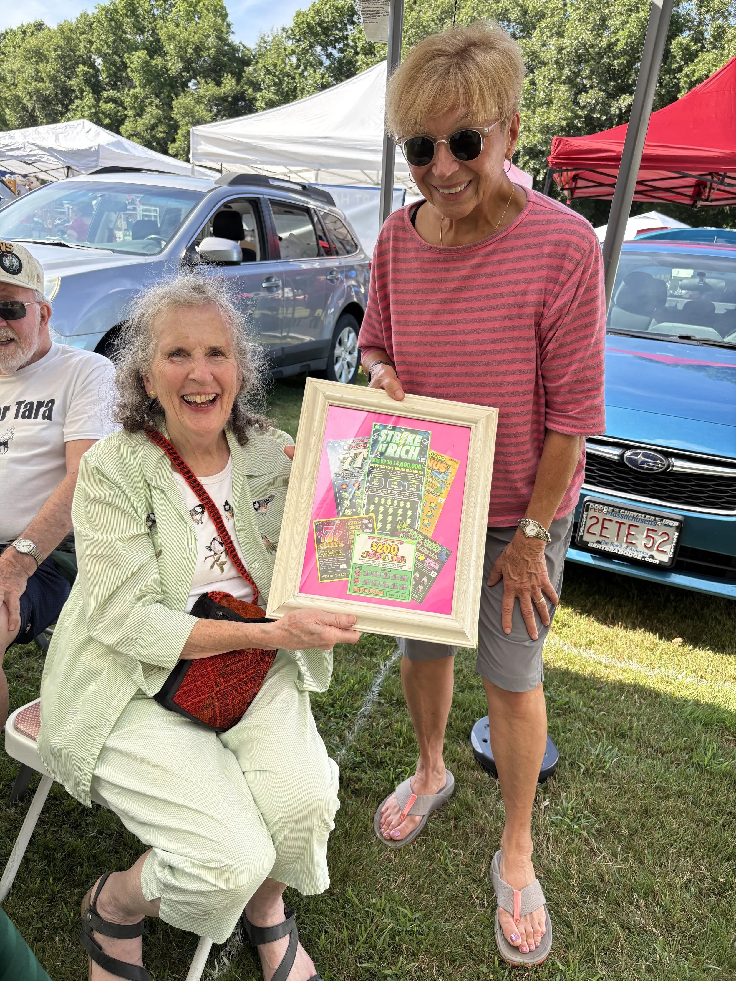  Maureen Sheehan, winner of the Friends of COA Lottery Board at Celebrate Southampton 2026 