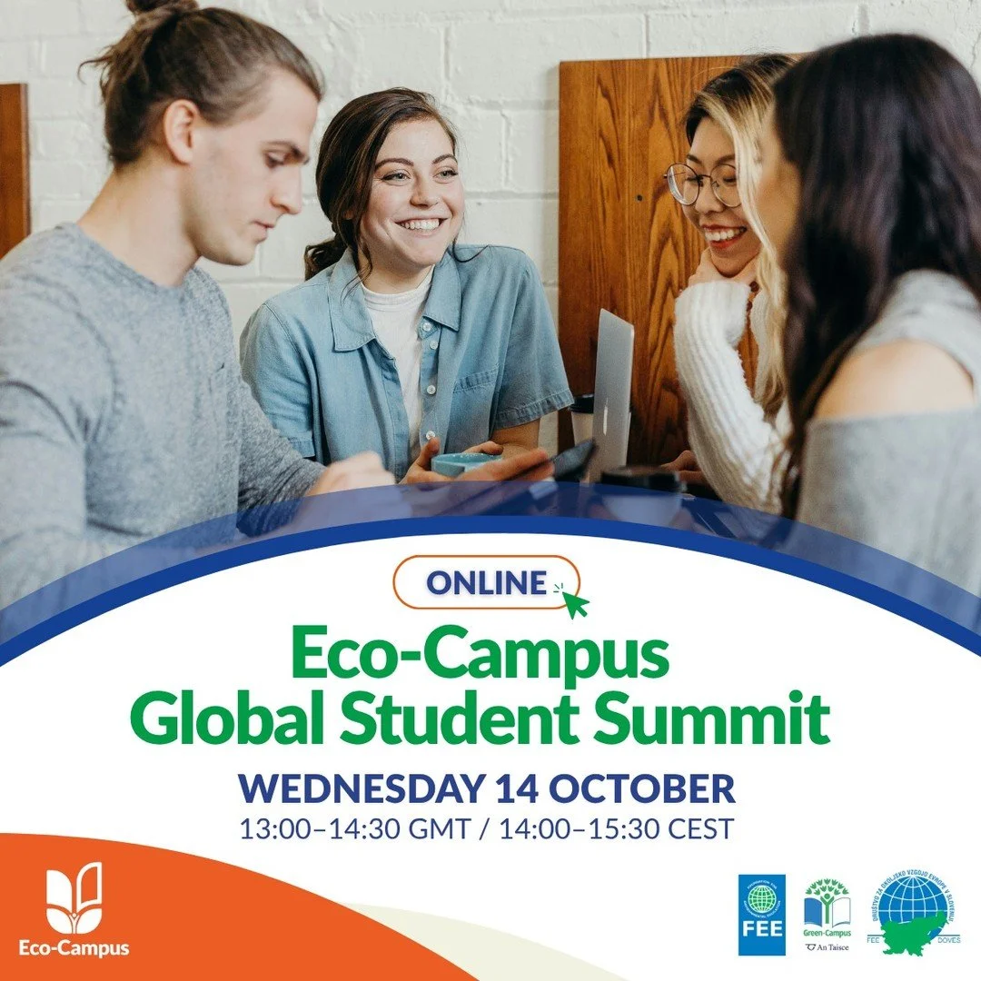 Just one day to go! 🌐📖 

Tomorrow, the first Eco-Campus Global Student Summit will take place! 

Are you a student, a member of a campus sustainability community, or a Young Reporter for the Environment (@yre_int)? 

Join the conversation, connect 