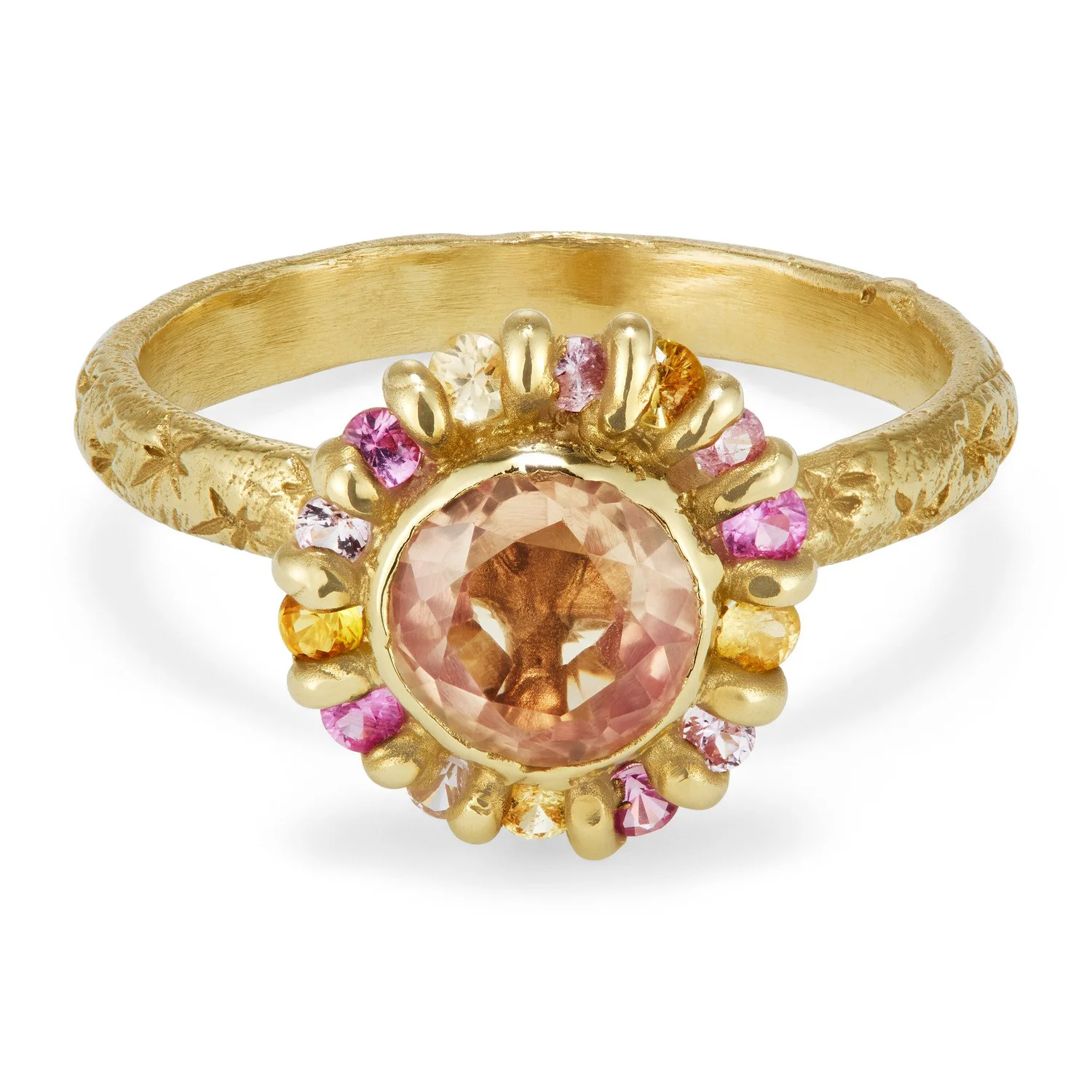Paech Rings Wedding peach ring | Beachweddingtips.com