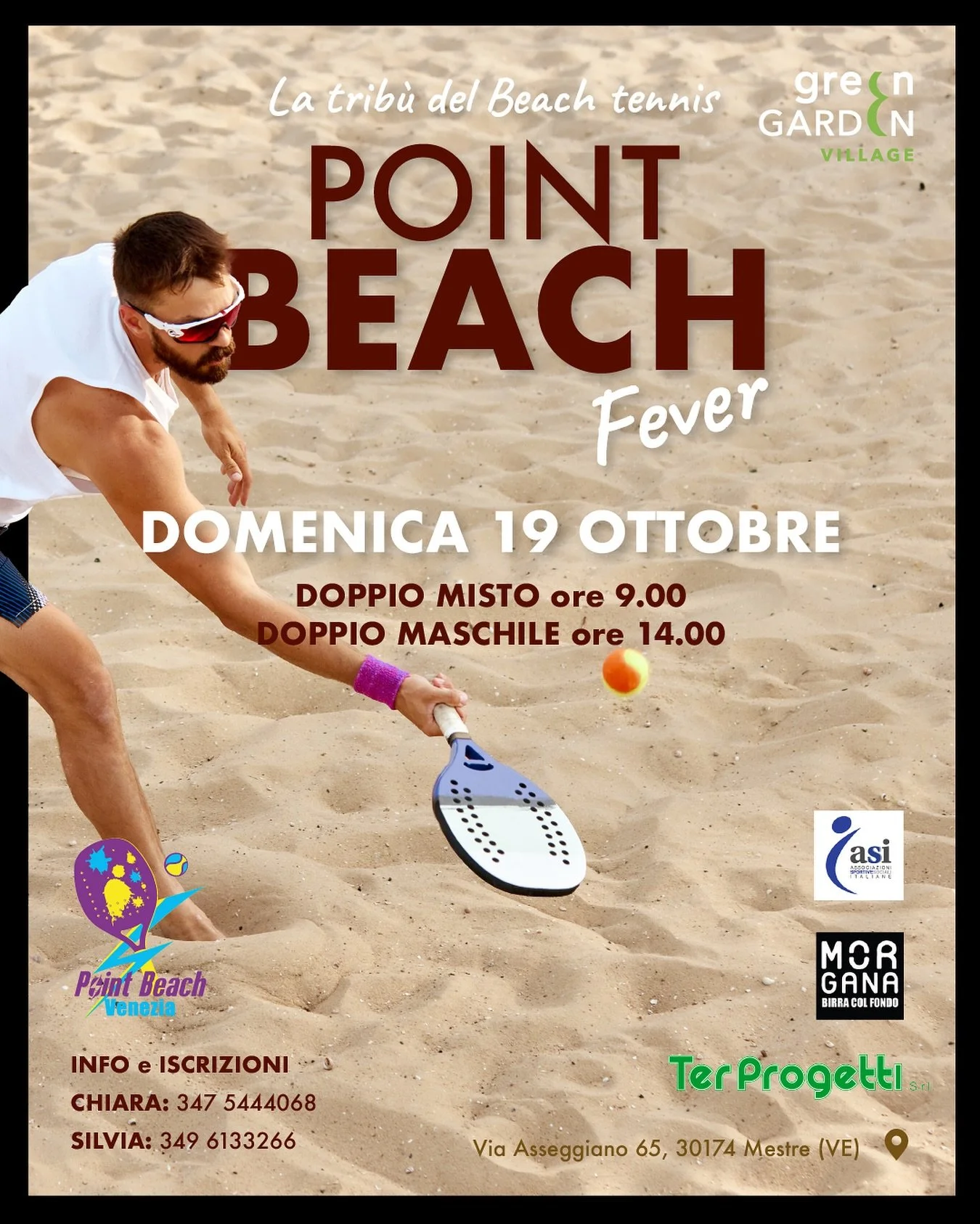 🌈POINT BEACH FEVER
La Tribù del Beach Tennis
Cari beachers e’ arrivato il momento per ritrovarci finalmente!!! 🥳 🥰☄️
DOMENICA 19 OTTOBRE inauguriamo la nuova Stagione Indoor con la nostra prima tappa season 2025/2026
✅ Check-in ore 9
