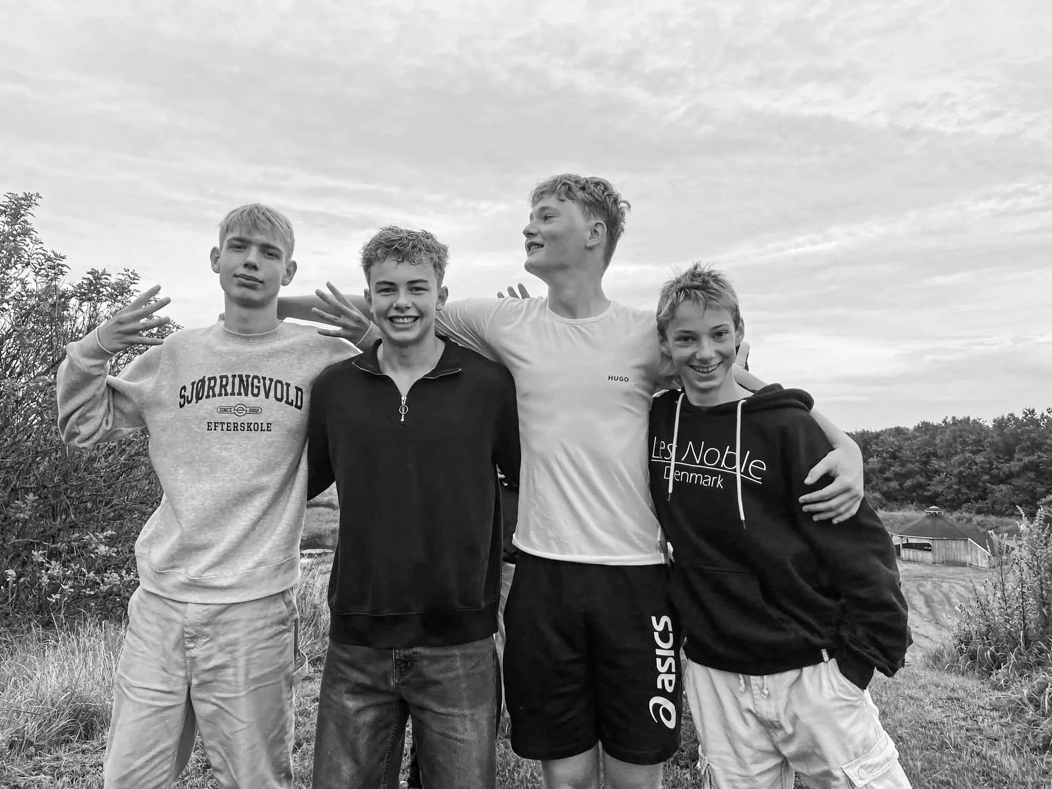 4 elever på ordblinde efterskole