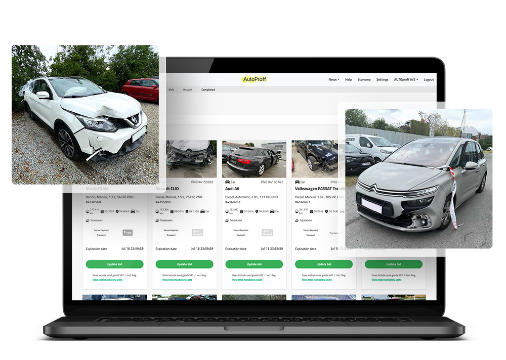 AutoProff Auction Platform Car Trading Insurance