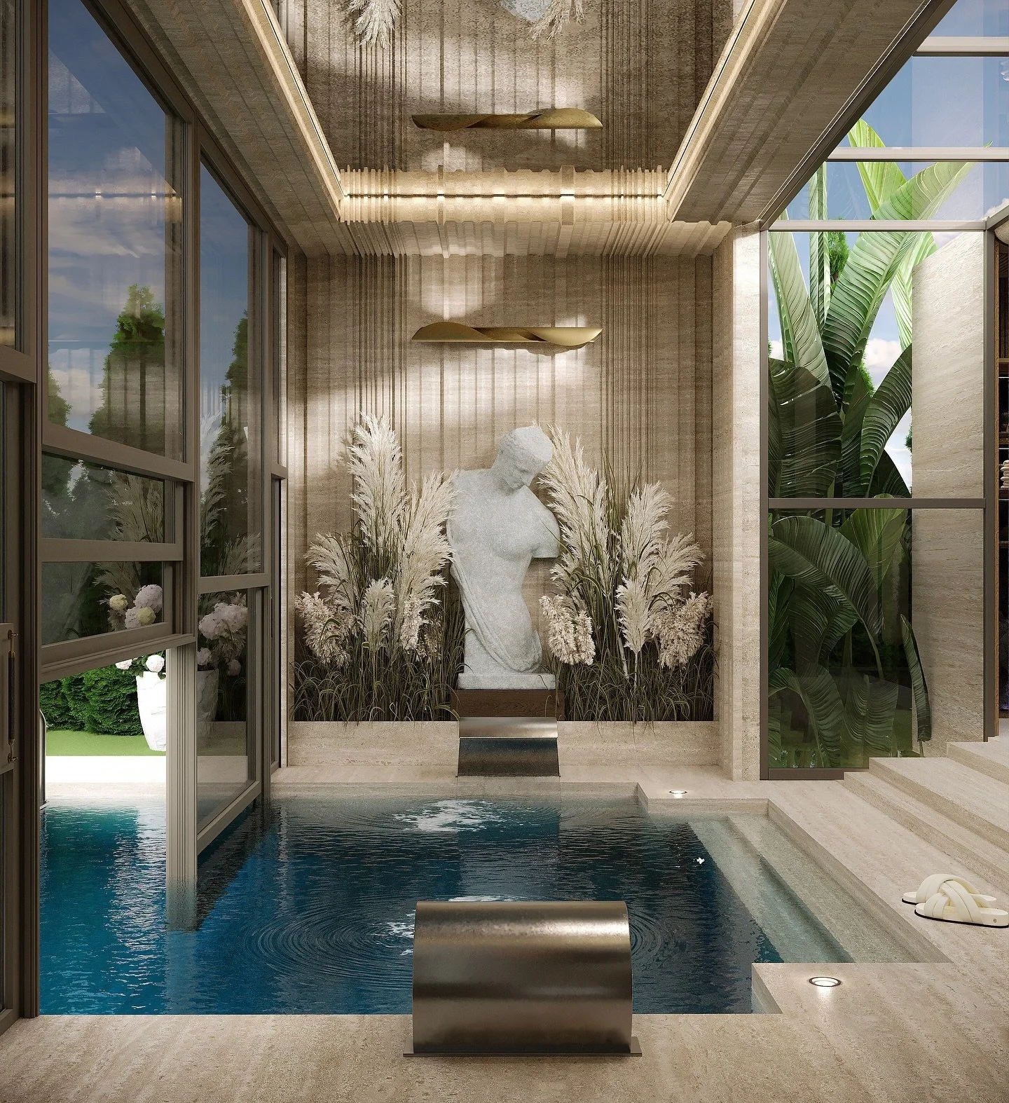 İ&ccedil; ve dış mekanı birbirine bağlayan benzersiz spor alanı,havuz konsepti ve keyifle vakit ge&ccedil;irebileceğiniz bah&ccedil;e alanı ile kaliteli ve sağlıklı bir yaşam alanı..Tamamen kişiye &ouml;zel olarak tasarlanmış ultra l&uuml;ks ergonomi