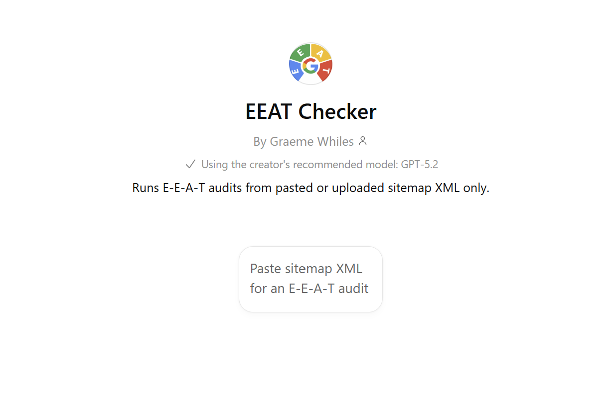 The EEAT Checker