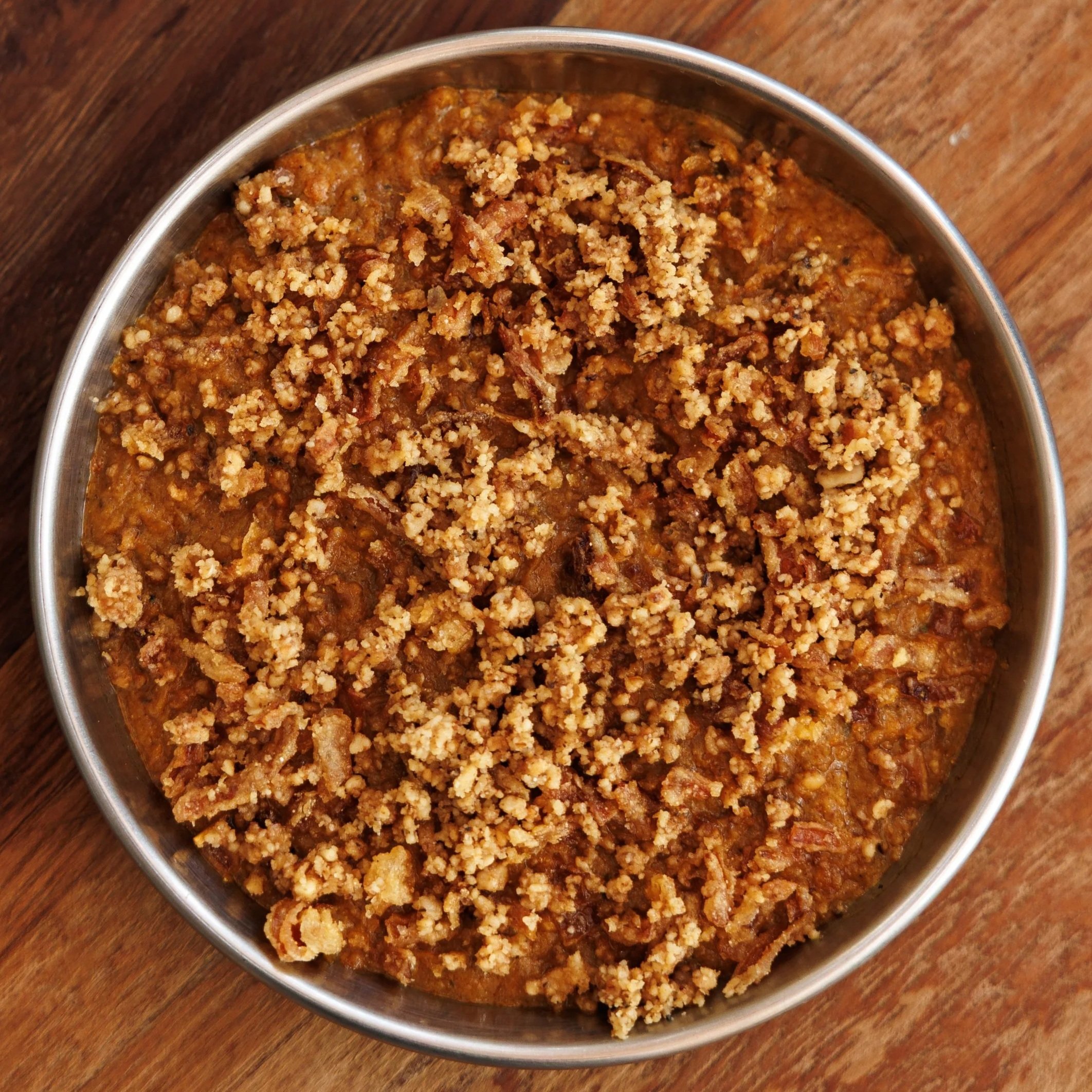 Kashk Bedemjan / smoked aubergine, whey & walnut dip / 36 AED