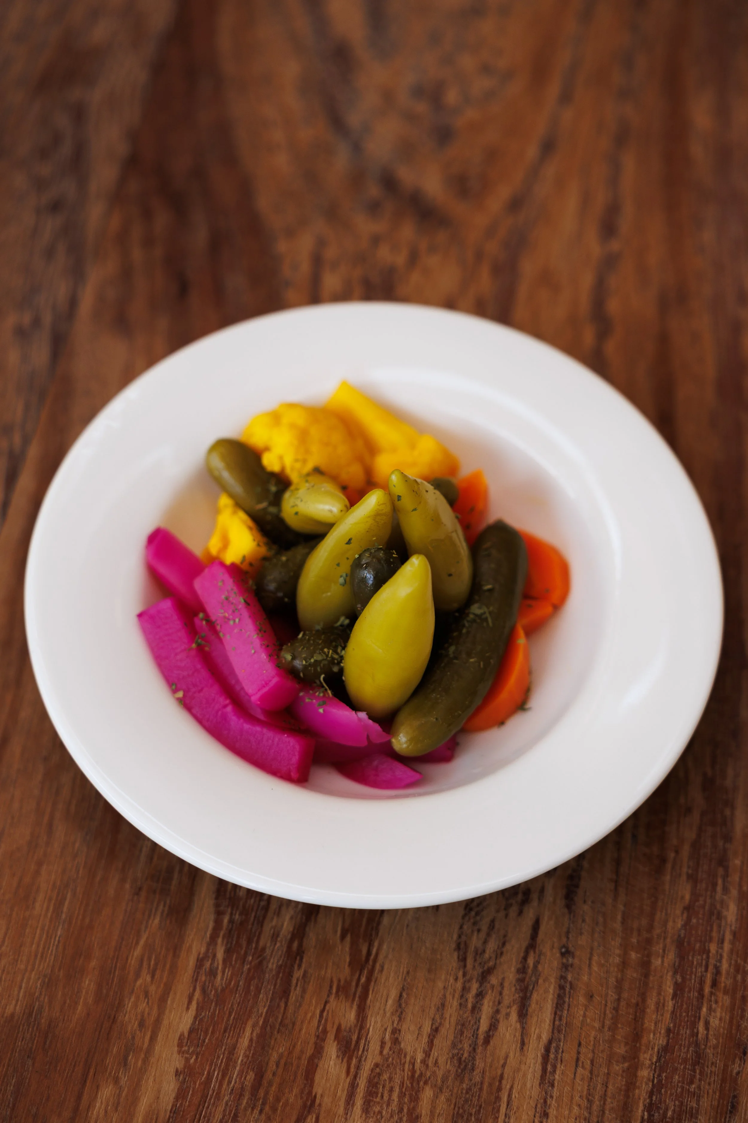 Torshi Pickles / pickled local vegetables / 29 AED
