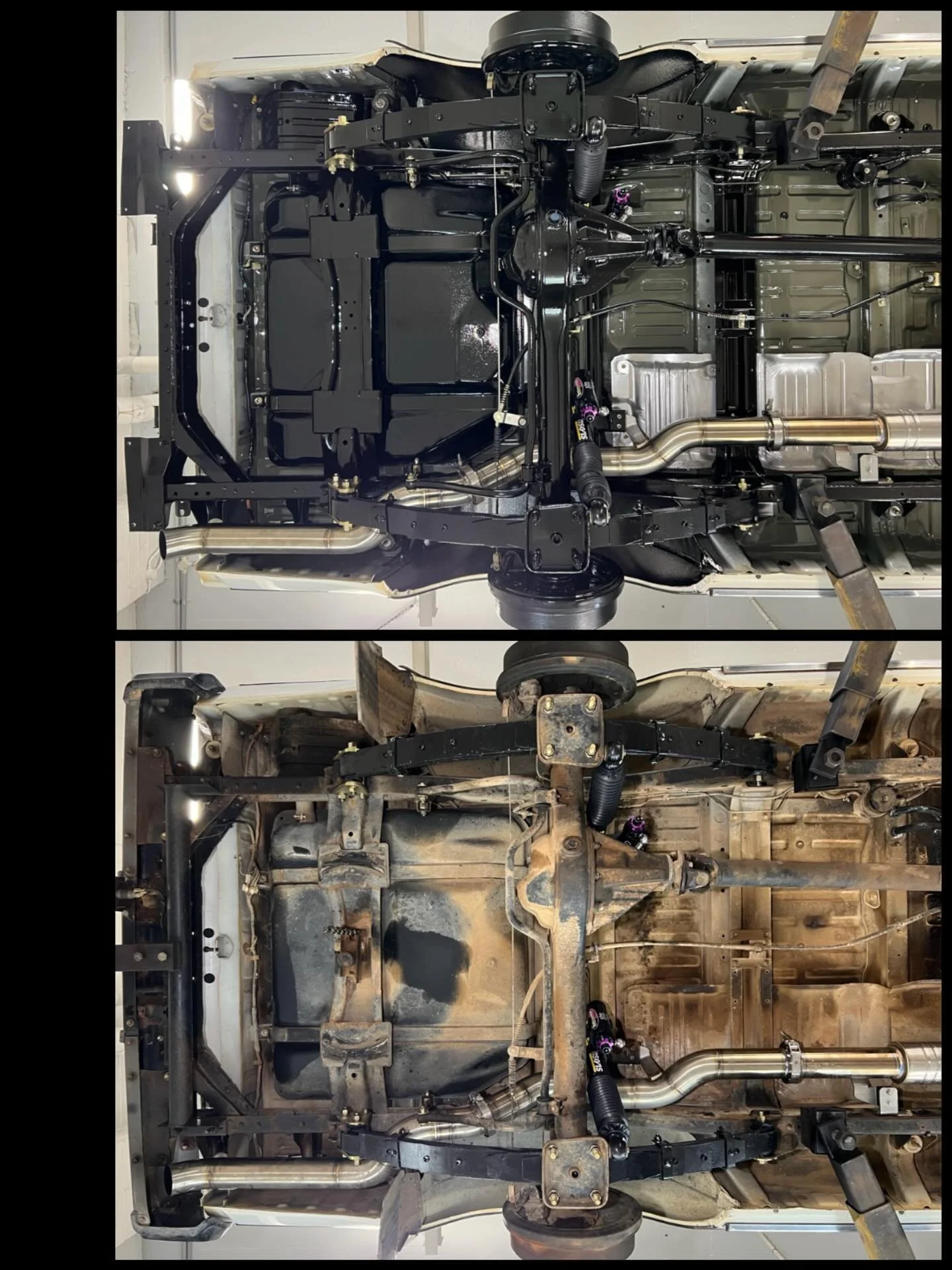 Underbody Restoration: Toyota LandCruiser 60 Series - Before &amp; After 

☑️ Dry Ice Treatment
☑️ Rust Treatment
☑️ Aesthetic Restoration
☑️ Industrial Underbody Protective Coating (Clear)

━━━━━━━━━━━━━━━

Get in touch to book your free underbody a