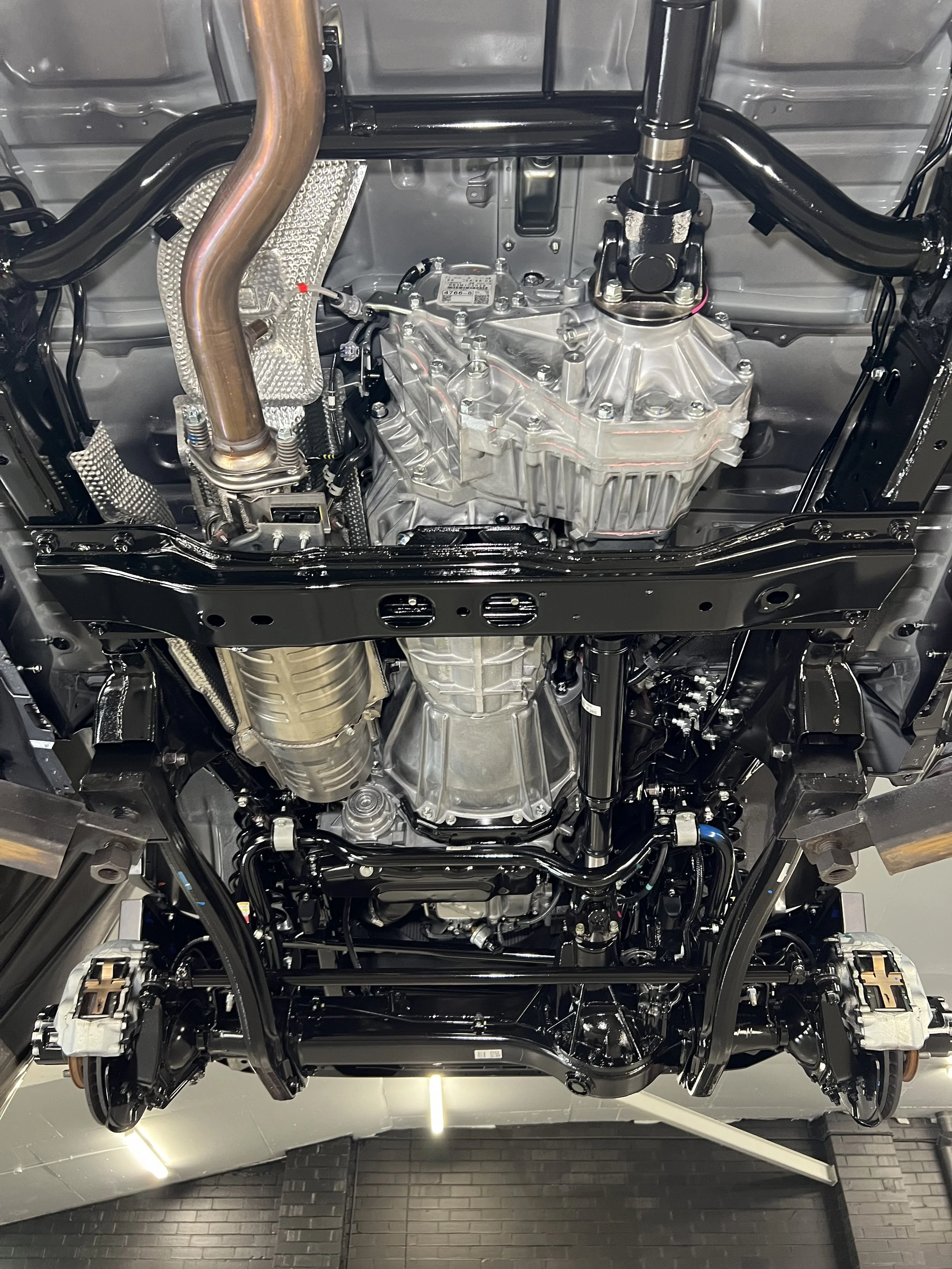 Toyota Landcruiser 79 Series new car underbody protective coating