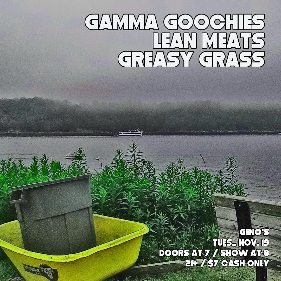 Coming up in November at @genosrockclub_official 
🔥🔥🔥🔥🔥
with Gamma Goochies and @greasygrass