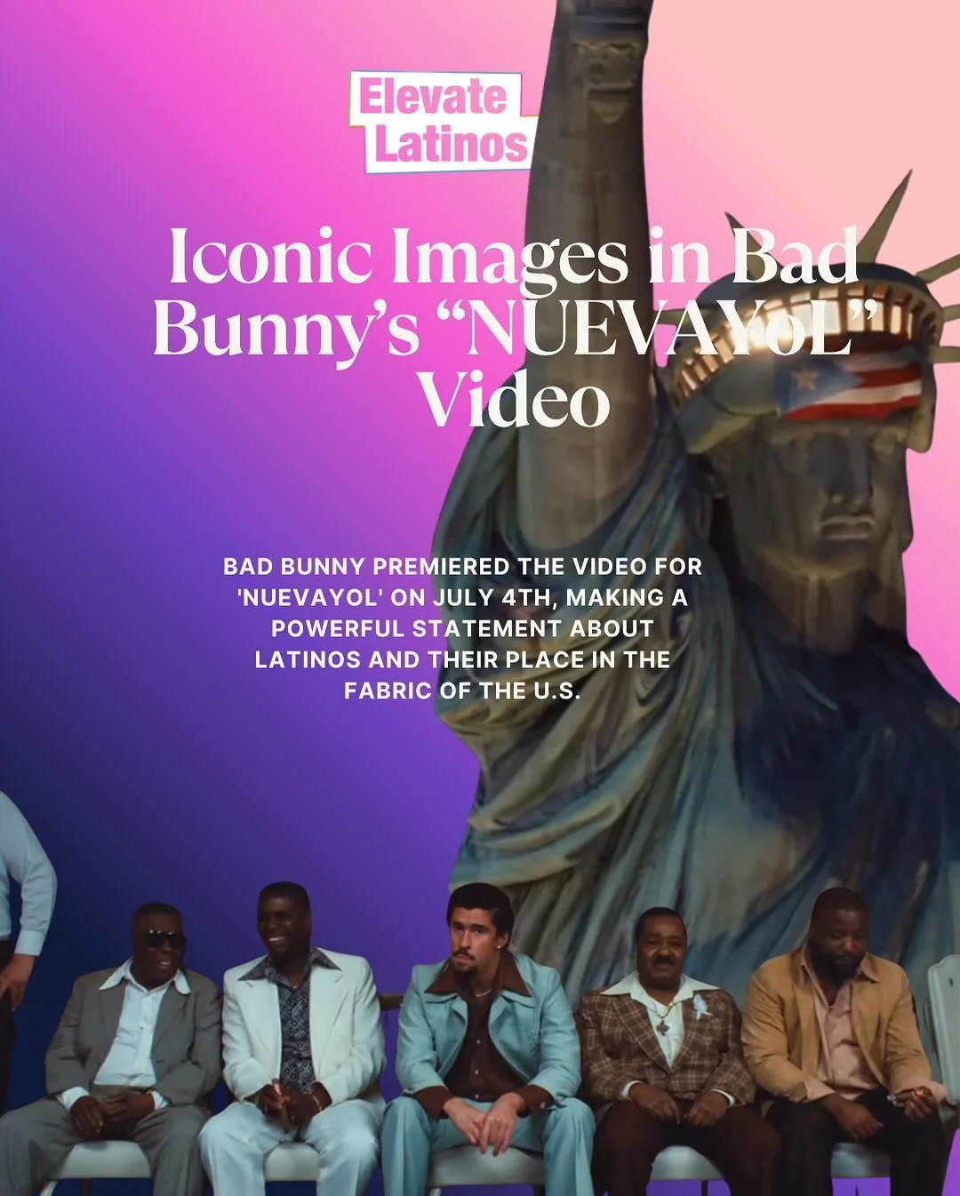 From the quincea&ntilde;era cake to the Puerto Rican flag waving from Lady Liberty&rsquo;s crown, Bad Bunny showed our culture isn&rsquo;t just part of the story, it is the story in the music video for &ldquo;NuevaYol,&rdquo; which he premiered on th
