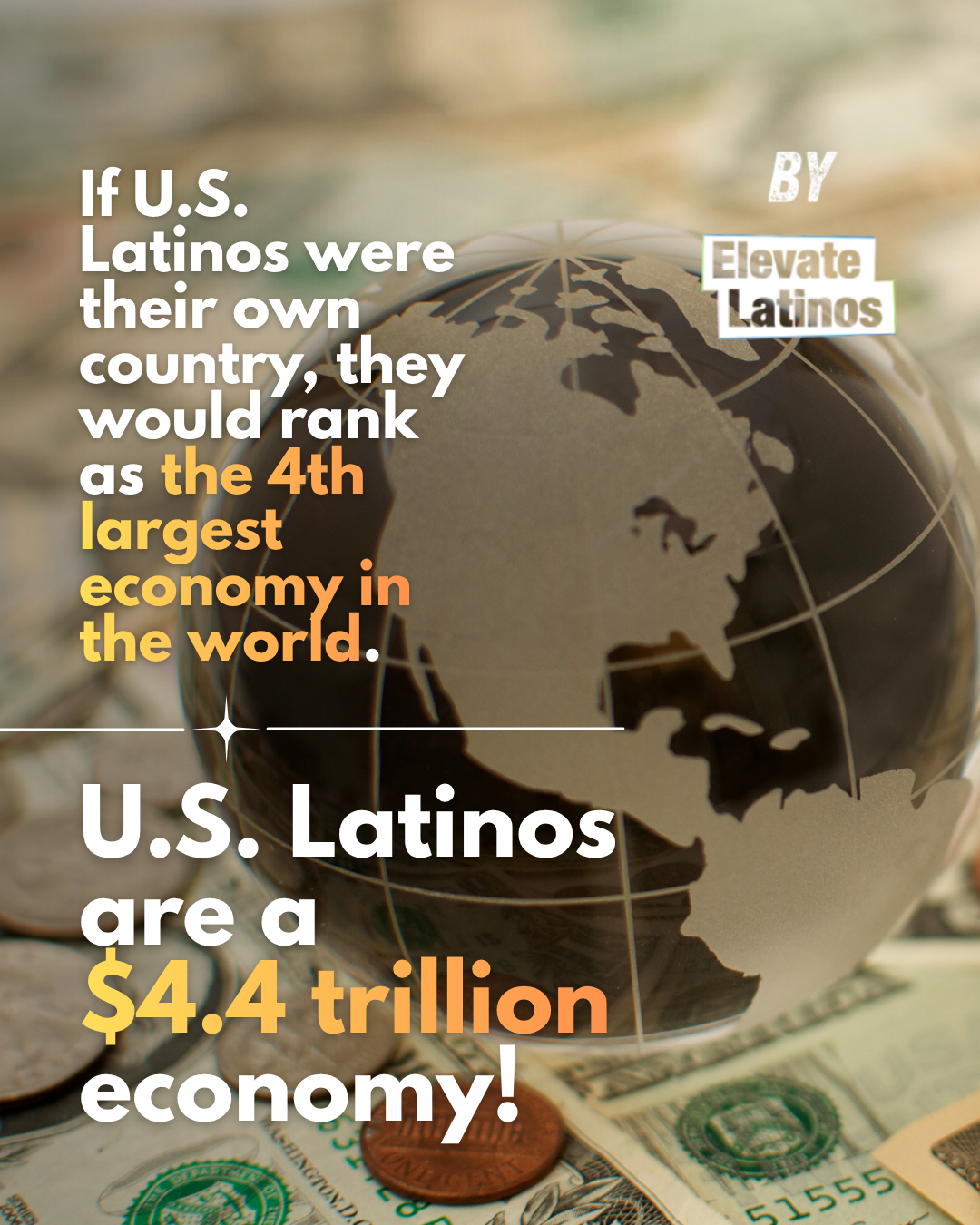 If U.S. Latinos were their own country, they would rank as the 4th largest economy in the world.
