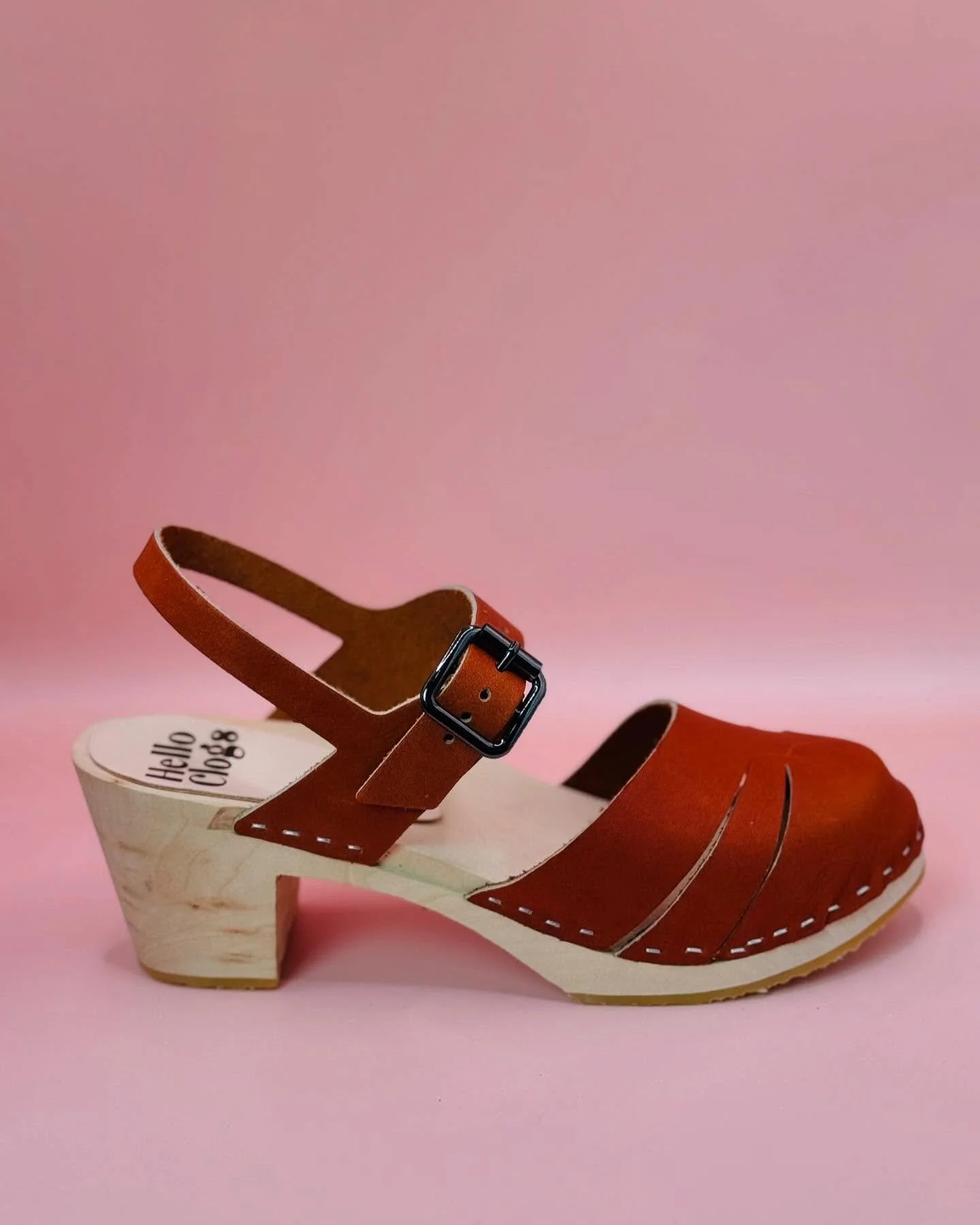 Rich, warm leather meets smooth, sculpted wood in this classic silhouette. Handmade in Nevada City, these beauties balance simplicity and strength.

Each pair is crafted in small batches by hand, and built to last &mdash; because good things take tim