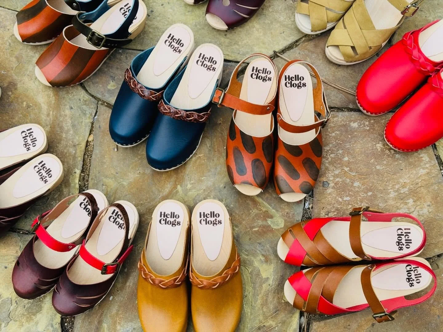 Color. Texture. Shape. All handmade in small batches and built to be worn on repeat. 

Available in the Ready-to-Ship boutique at helloclogs.com.